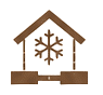 無落雪屋根