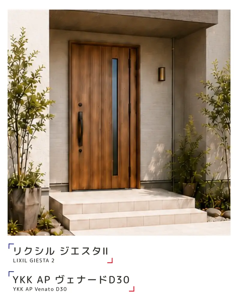 玄関ドアの標準仕様